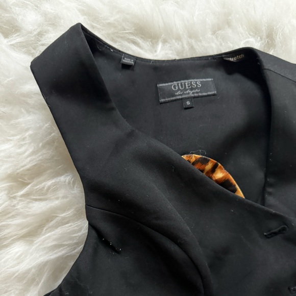 *SOLD* Guess black vest - Picture 2 of 5